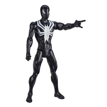 Kolleksiyon Karakterleri, AVENGERS, Spiderman Titan Hero Web Warriors Figür E7329 E8523 Black Suit Spider Man