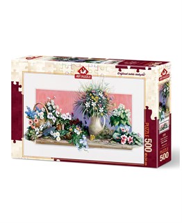 500 Parça Puzzle, ART PUZZLE, Art Puzzle Bahar Çiçekleri 500 Parça Puzzle 4208