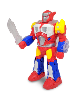 Breadcrumbut, Ceren, CTOY Işıklı Sesli ve Pilli Süper Savaşçı Robot 01142 Kırmızı