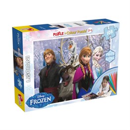 Disney Frozen 108 Parça Puzzle Lisciani 56705