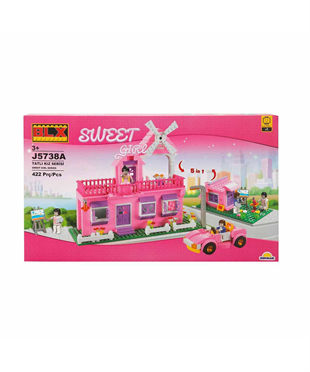 Diğer Lego Setleri, Sunman, BLX J5738A Sweet Girl Şato ve Villa 21243 Villa Modeli