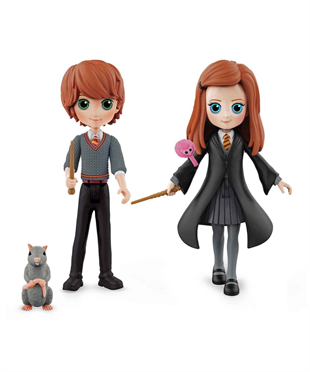 Kolleksiyon Karakterleri, HARRY POTTER, Harry Potter Magical Minis Ron Weasley ve Ginny Weasley Dostluk Seti
