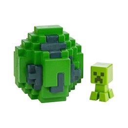 887961570045, Kolleksiyon Karakterleri, Minecraft, Minecraft Spawn Egg Sürpriz Paket FMC85 Yeşil