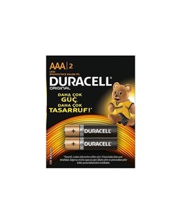 Duracell AAA Alkalin İnce Kalem Pil 2li Paket LR03/MN2400